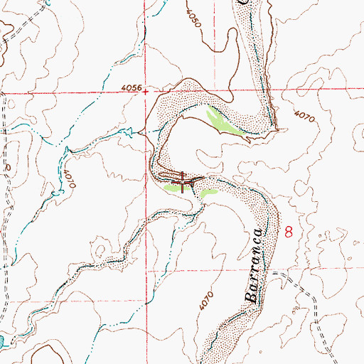 Topographic Map of Rincon Creek, NM