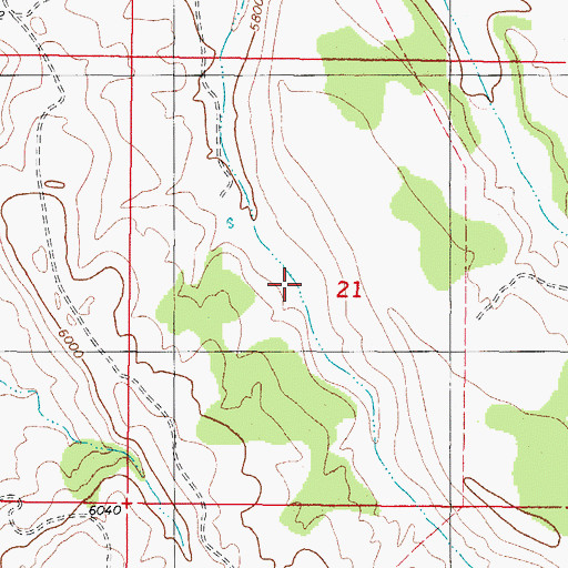 Topographic Map of Rock Tank Well, NM