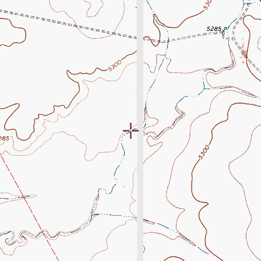 Topographic Map of Salitre Arroyo, NM