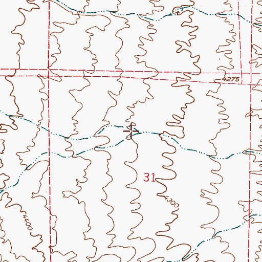 Topographic Map of South Canyon, NM