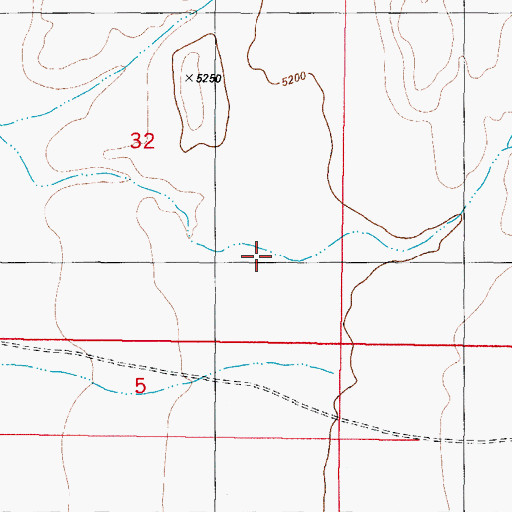 Topographic Map of Story Tank, NM
