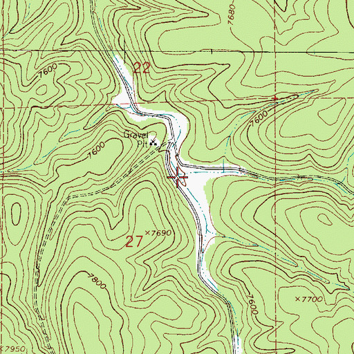 Topographic Map of Summit Canyon, NM