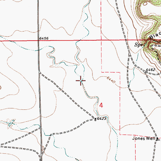 Topographic Map of West Hills Arroyo, NM