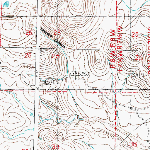 Topographic Map of White Rock Ranch, NM