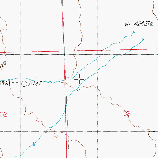 Topographic Map of Wood Canyon, NM