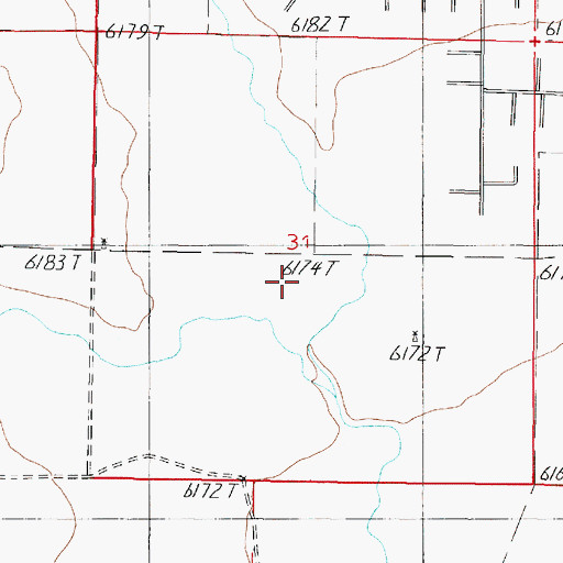 Topographic Map of Woodman Draw, NM