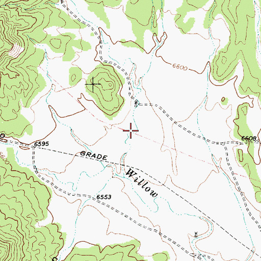 Topographic Map of Willow Canyon, NM