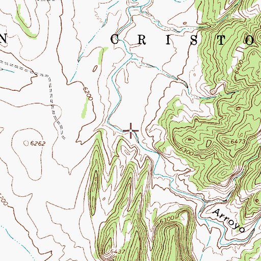 Topographic Map of Arroyo Jara, NM
