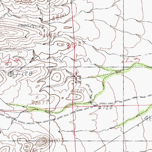 Topographic Map of George Winkler Ranch, NM