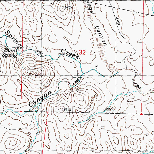 Topographic Map of Walnut Canyon, NM