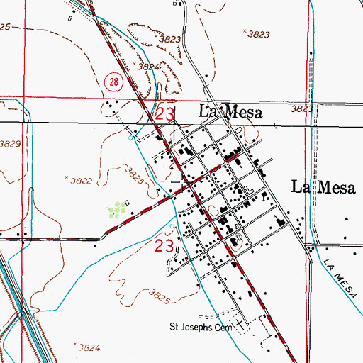 La Mesa Nm Map La Mesa, Nm