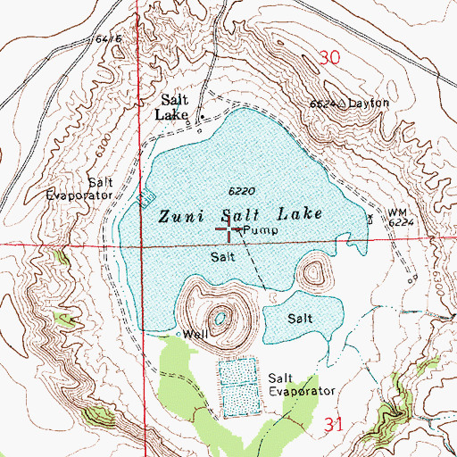 Topographic Map of Ahayu:t an Yalanne, NM