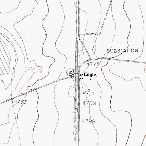 Topographic Map of Eagle Community Church, NM