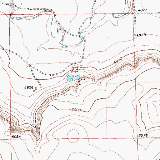 Topographic Map of Apache Spring, NM