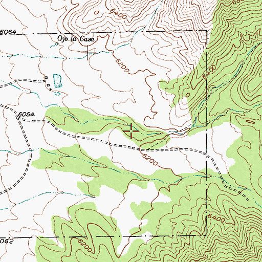 Topographic Map of Comanche Canyon, NM