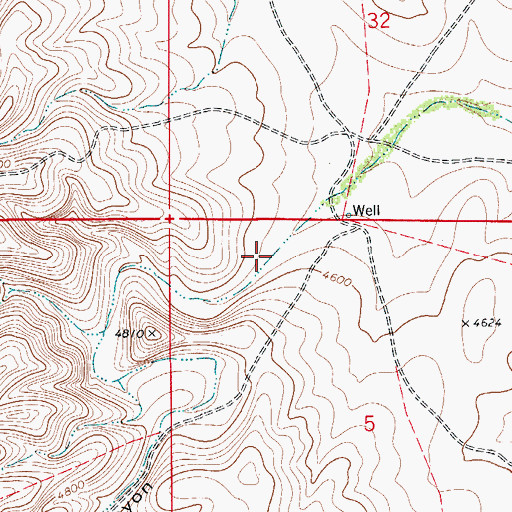 Topographic Map of Dunnaway Canyon, NM