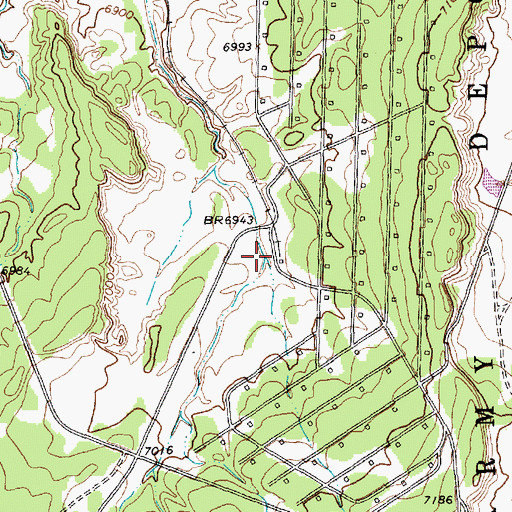 Topographic Map of Fenced-Up Horse Valley, NM