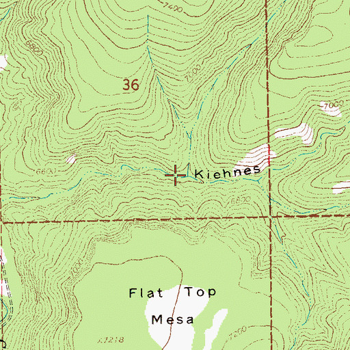 Topographic Map of Gabe Canyon, NM