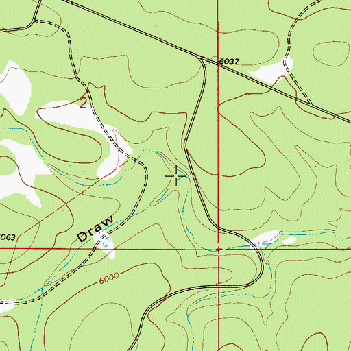 Topographic Map of Hamm Draw, NM