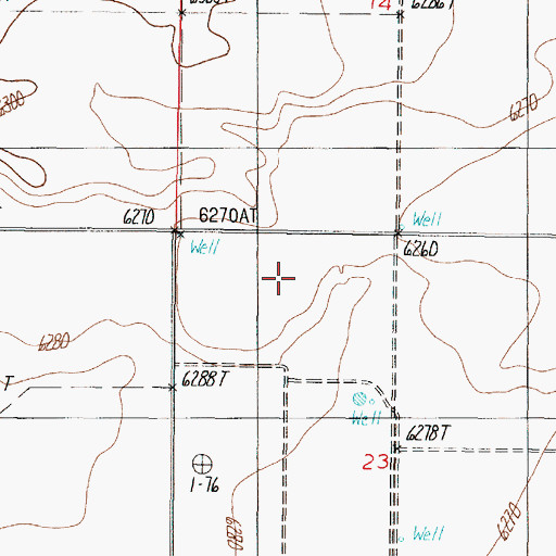 Topographic Map of Homes Valley, NM