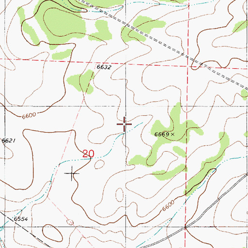 Topographic Map of Rough Mountain, NM