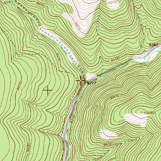 Topographic Map of Sardinas Canyon, NM