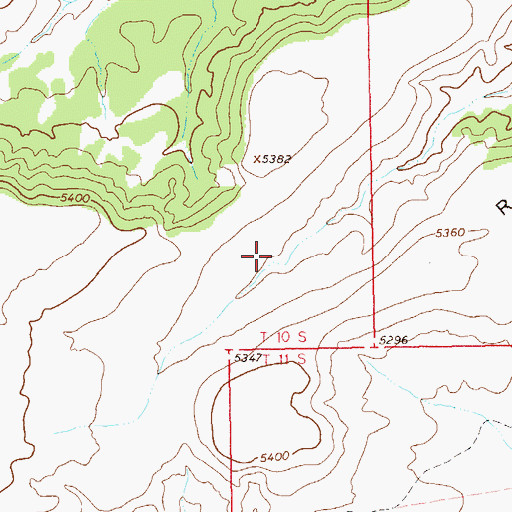 Topographic Map of Section Thirty-six Tank, NM