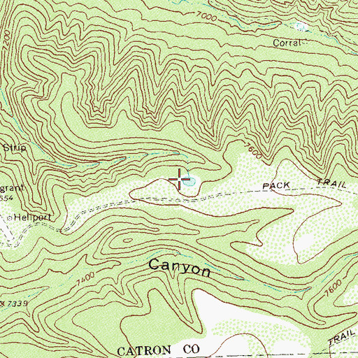 Topographic Map of Upper Mesa Tank, NM