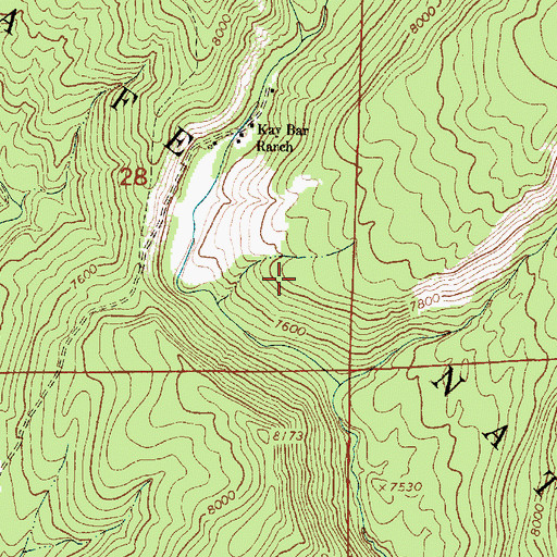 Topographic Map of Rito Cola Largo, NM