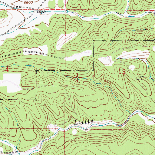 Topographic Map of Spur Tank, NM