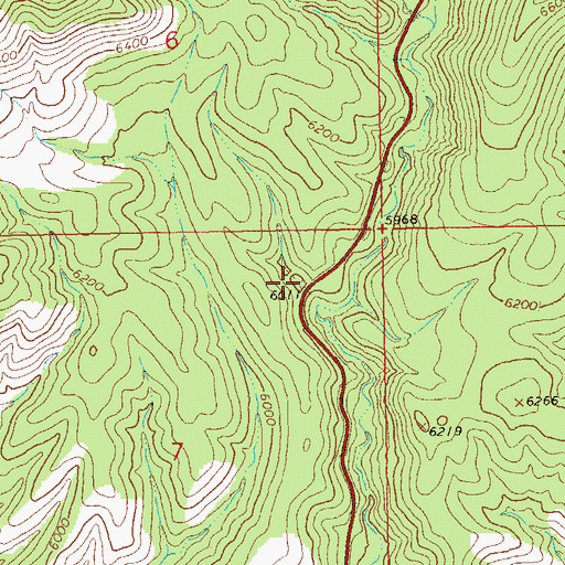 Topographic Map of Old Highway Tank, NM