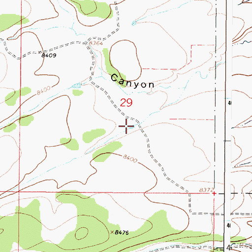 Topographic Map of Rico Tank, NM