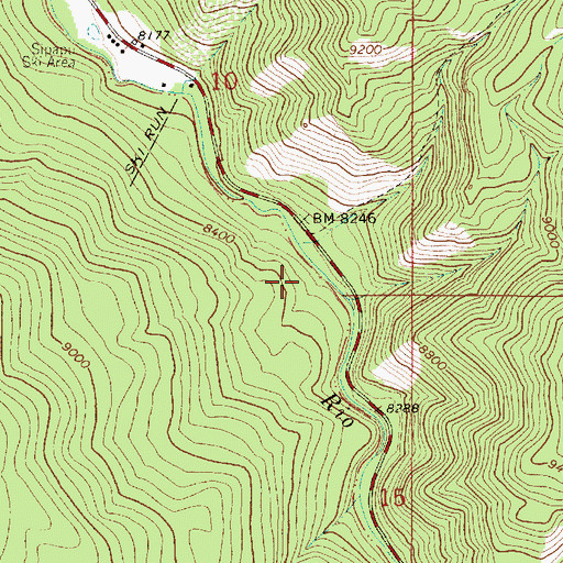 Topographic Map of Flechado Recreation Site, NM