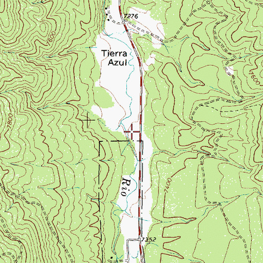 Topographic Map of Tierra Azul Picnic Area, NM