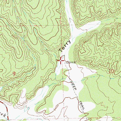 Topographic Map of Terry Well, NM