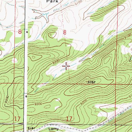 Topographic Map of Stanley Tank, NM