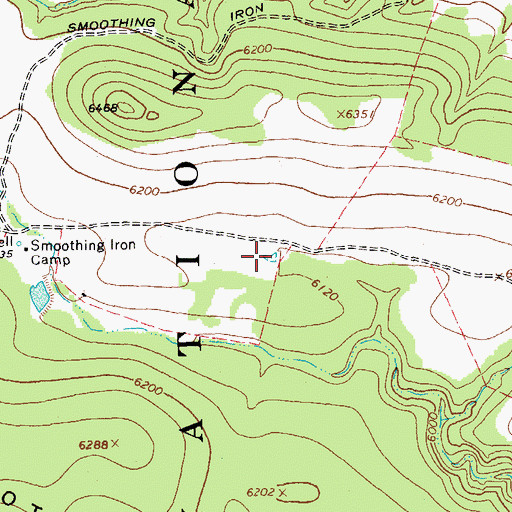 Topographic Map of Brand Tree Canyon Tank, NM