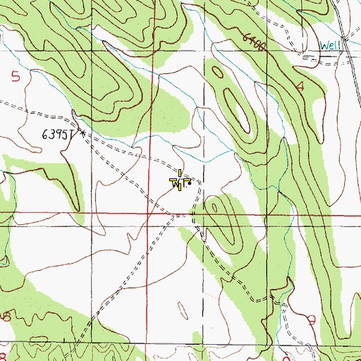 Topographic Map of Padilla Trick Tank, NM