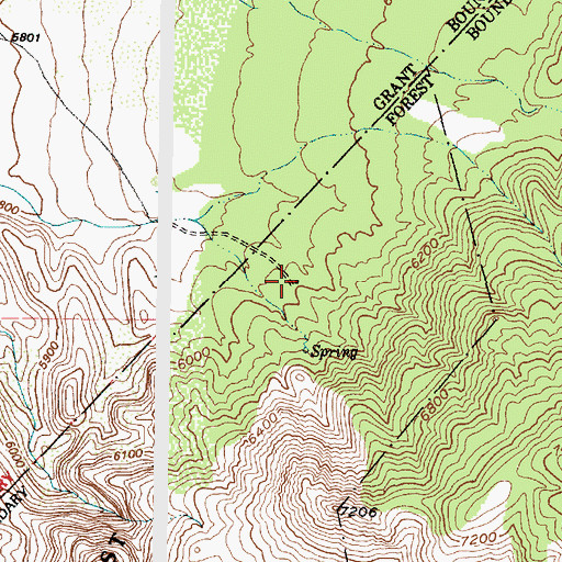 Topographic Map of Salas Forest Service Facility, NM