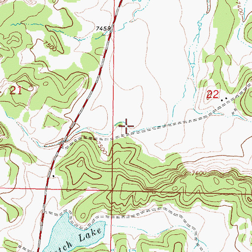 Topographic Map of Wasson Spring, NM