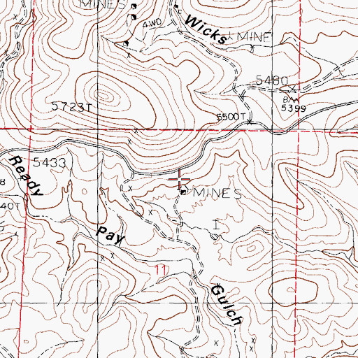 Topographic Map of National Defense, NM