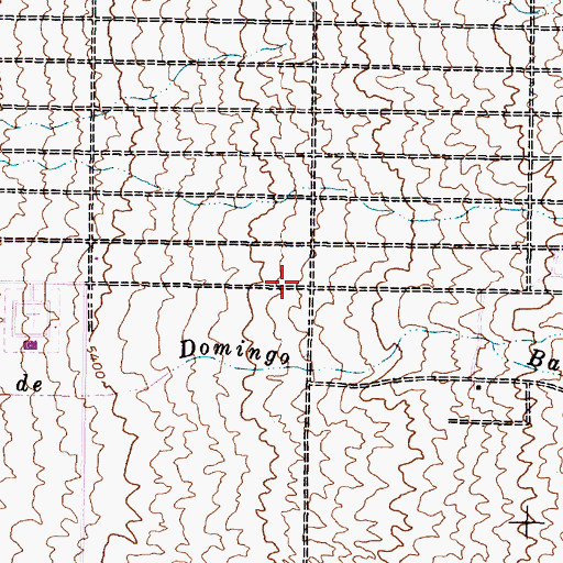 Topographic Map of Heights First Church of the Nazarene, NM