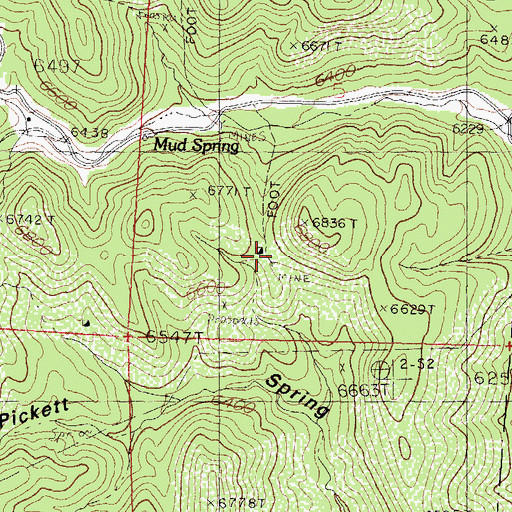 Topographic Map of Gypsy IV Group, NM