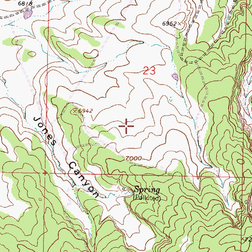 Topographic Map of Coal Prospect, NM
