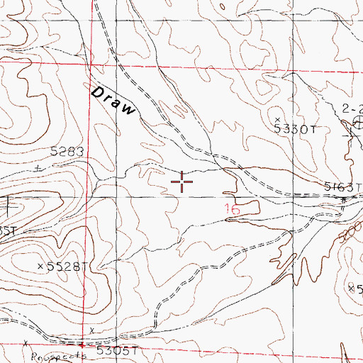 Topographic Map of Barbee Tank, NM