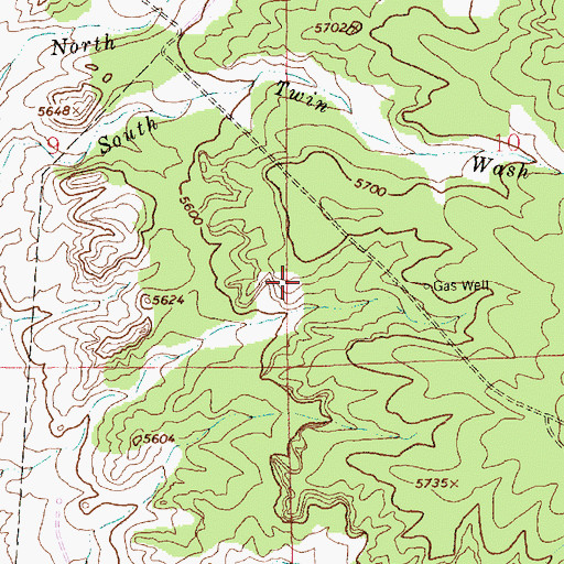 Topographic Map of Lower San Juan Pit, NM