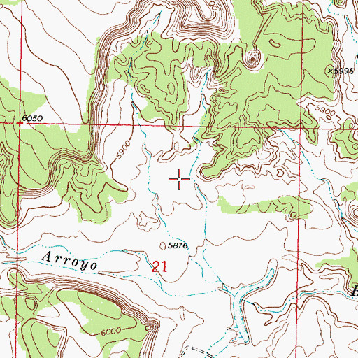 Topographic Map of Yellow Cliffs Group, NM