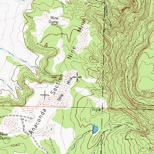Topographic Map of UDC-5, NM