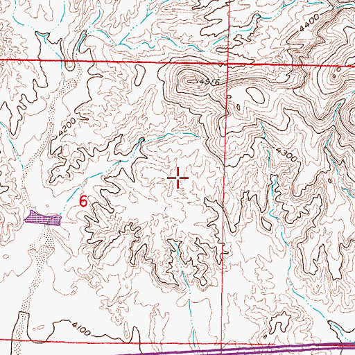 Topographic Map of Rincon Mine, NM