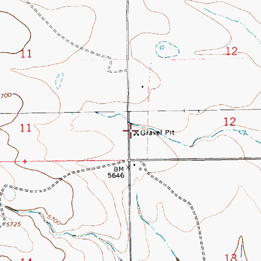 Topographic Map of Jones Pit, NM